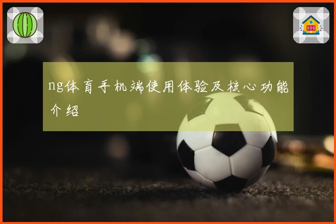 ng体育手机端使用体验及核心功能介绍